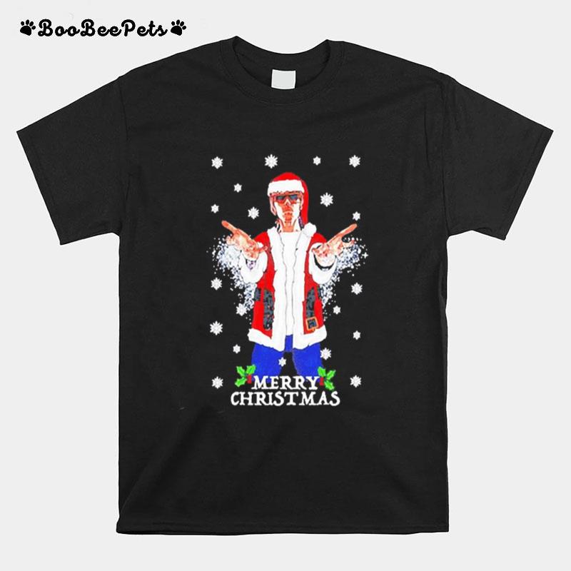 Ian Brown Godlike Merry Christmas T-Shirt