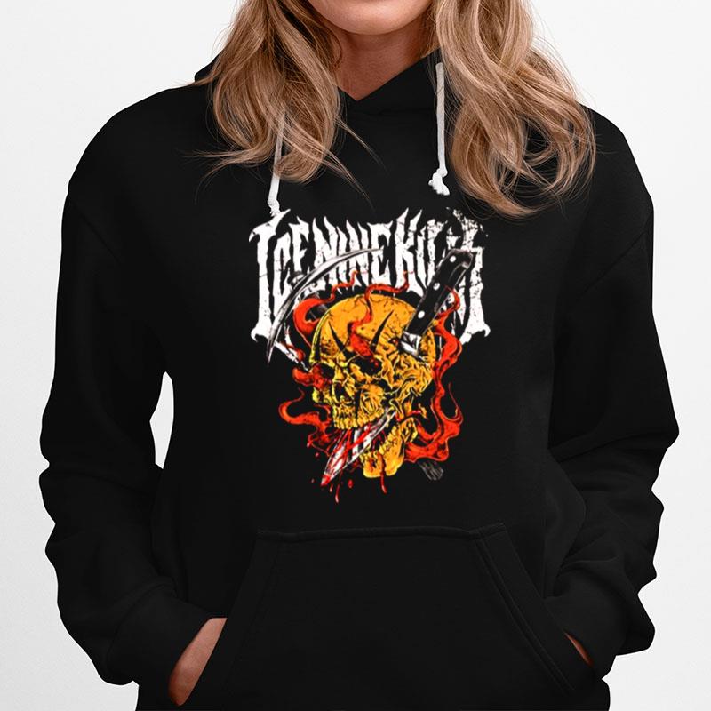 Ice Nine Kills Pick Axe Skull Trinity Of Terror 2022 Tour Halloween Hoodie