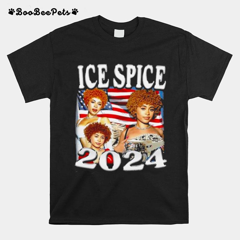 Ice Spice 2024 American Flag T-Shirt