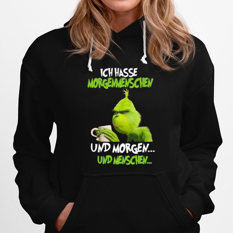 Ich Hasse Morgenmenschen Und Morgen Und Menschen Hoodie