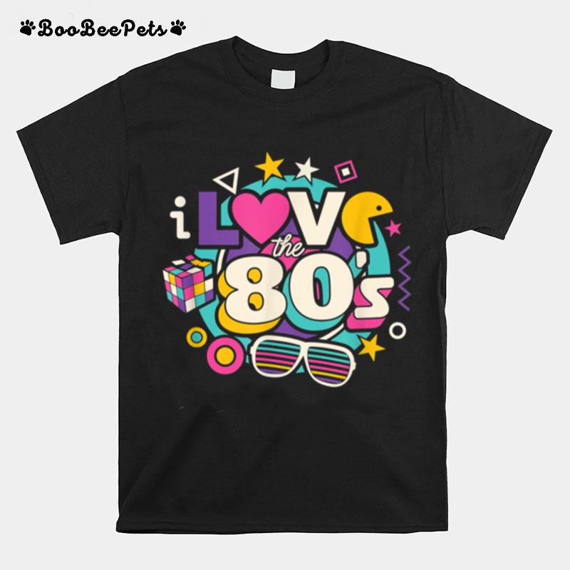 Ich Liebe Die 80Er Jahre Vintage 1980Er Retro Party T-Shirt