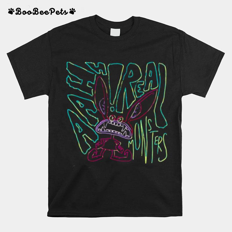 Ickis Outline Art Aaahh Real Monsters T-Shirt