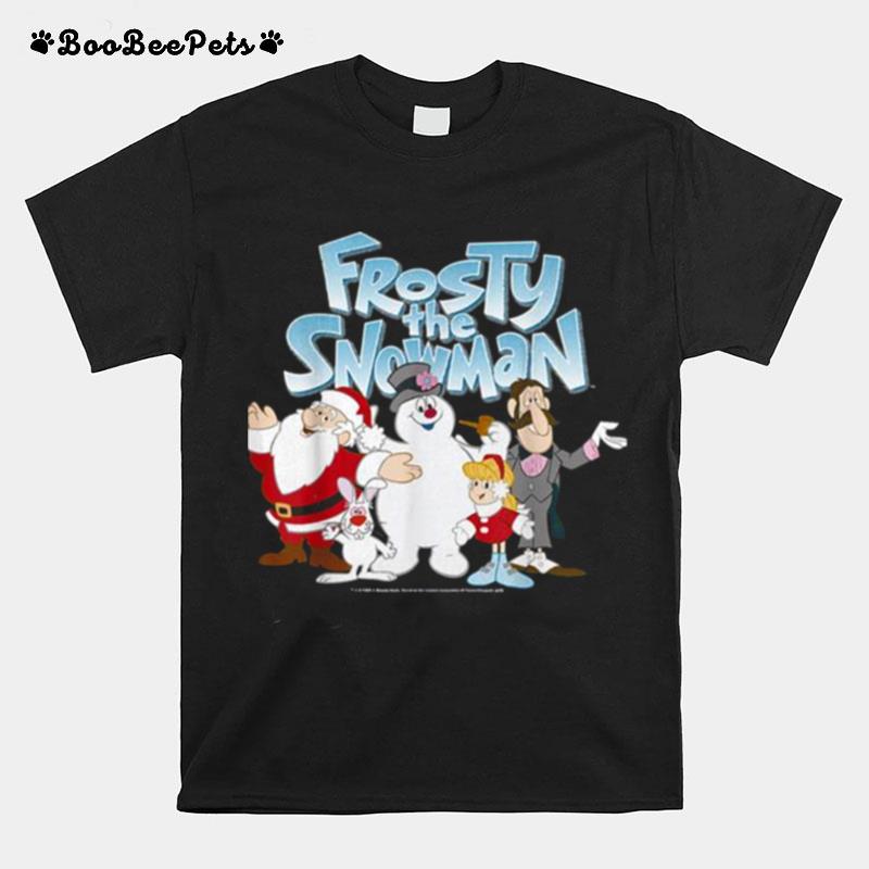 Iconic Characters In Christmas Group Shot T-Shirt