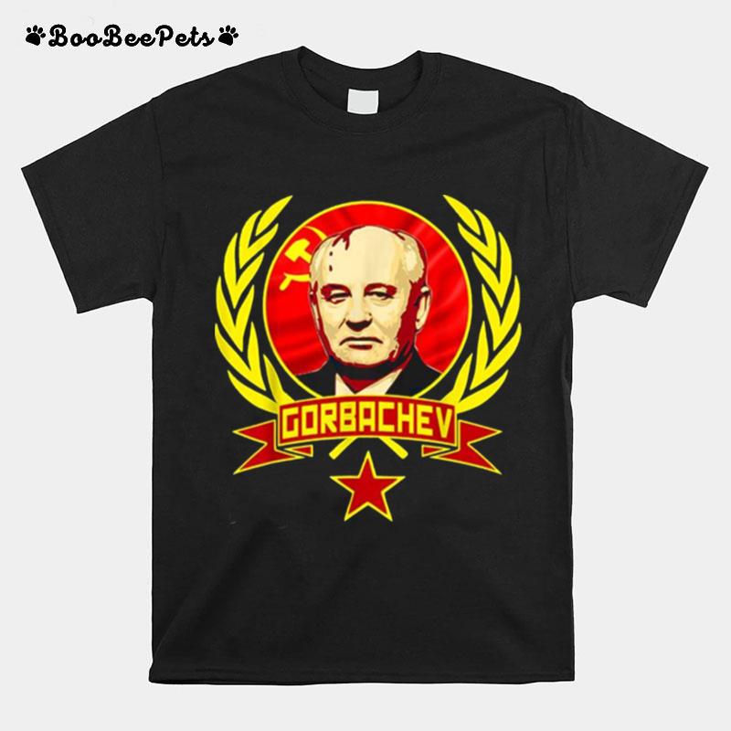 Iconic Design Of Mikhail Gorbachev T-Shirt