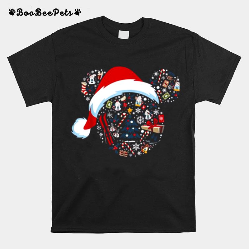 Iconic Symbols Of Winter Lodge Christmas T-Shirt