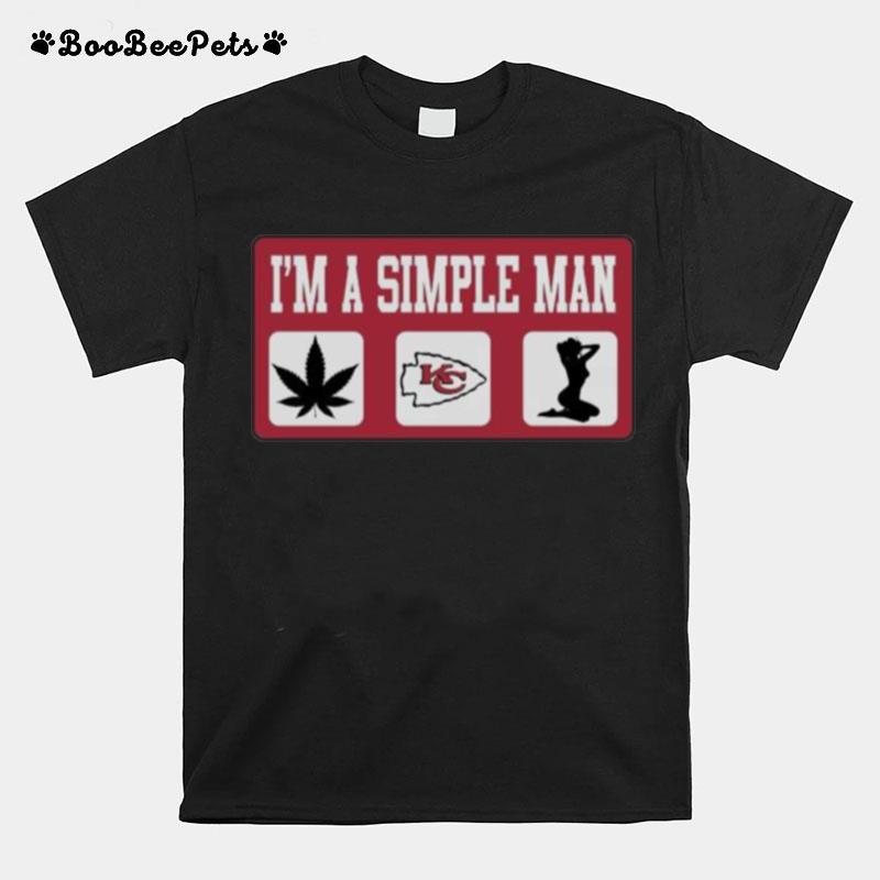 Im A Simple Man Kansas City Chiefs Super Bowl Lvii T-Shirt