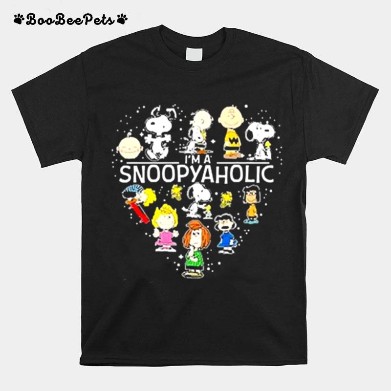 Im A Snoopy Aholic Peanuts Heart T-Shirt