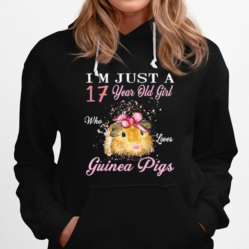 Im Just A 17 Year Old Girl Who Loves Guinea Pigs Birthday Hoodie