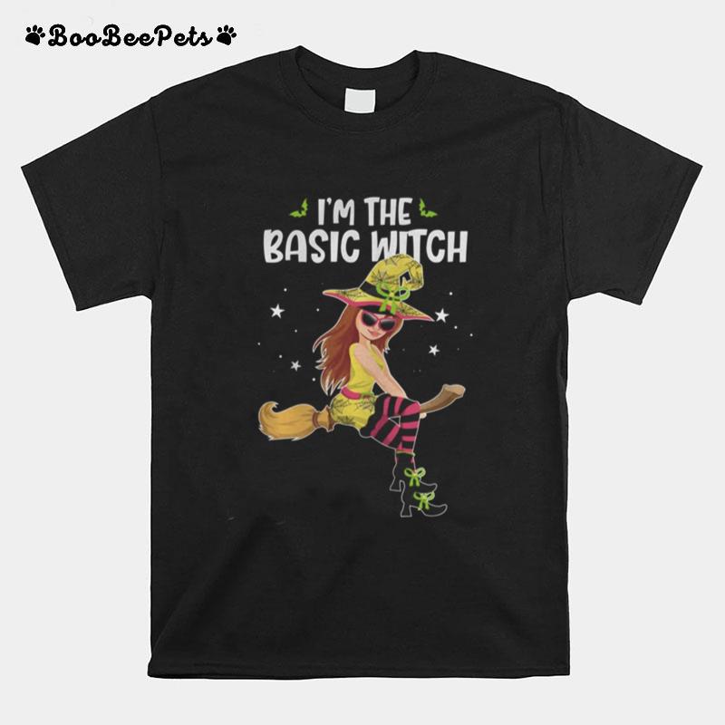 Im The Basic Witch Funny Halloween Matching Group Costume T-Shirt