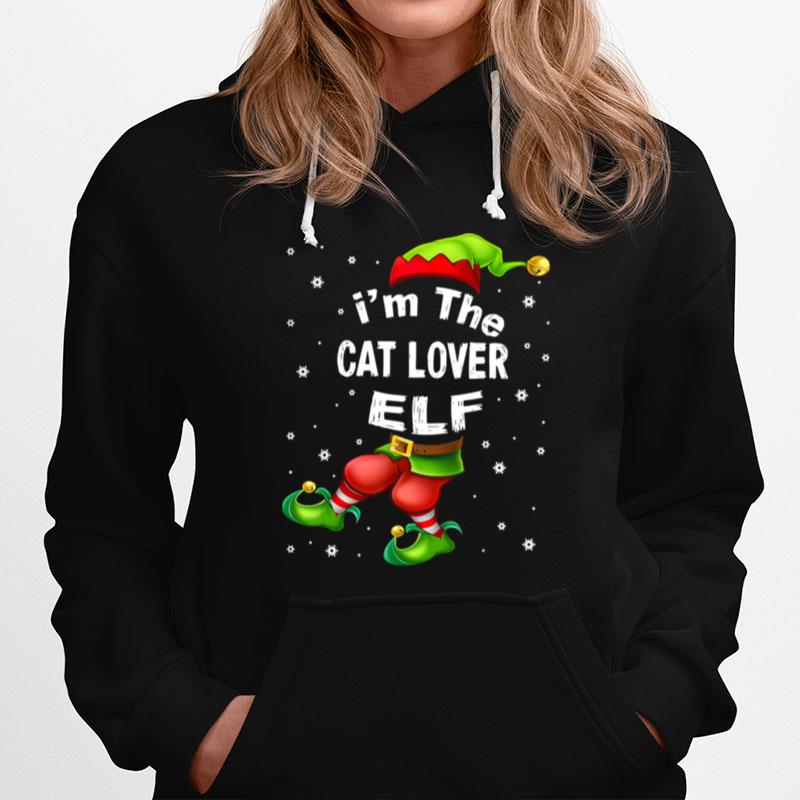 Im The Cat Lover Elf Christmas Hoodie