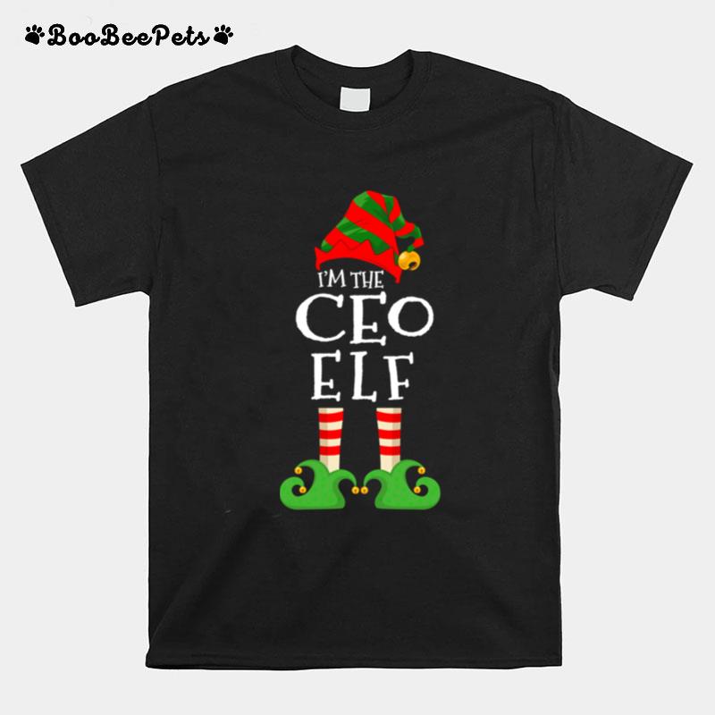 Im The Ceo Elf Matching Christmas Pajama Costume T-Shirt