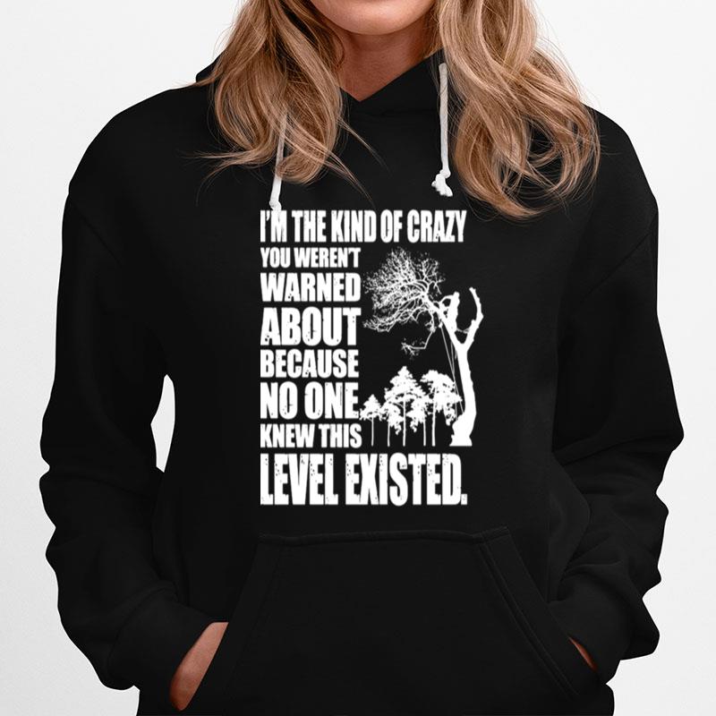 Im The Kind Of Crazy You Werent Warned About Level Existed Topper Hoodie