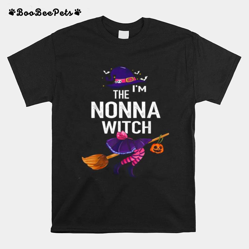 Im The Nonna Witch Grandma Halloween T-Shirt