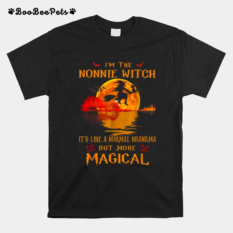 Im The Nonnie Witch It_S Like A Normal Grandma Halloween T-Shirt