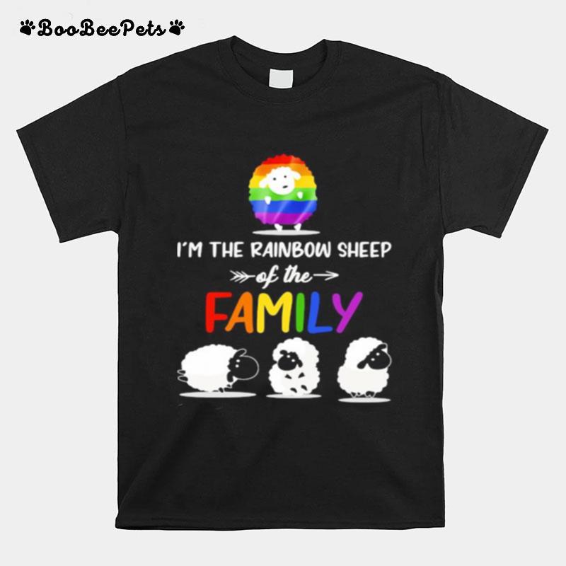 Im The Rainbow Sheep Of The Family Lgbt Color T-Shirt