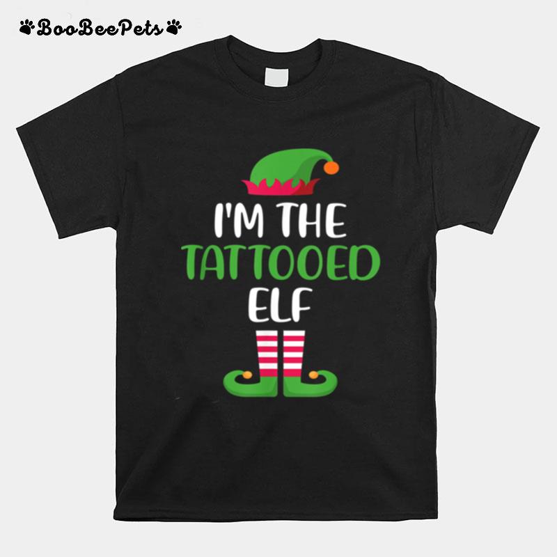 Im The Tattooed Elf Family Matching Christmas Group Xmas T-Shirt