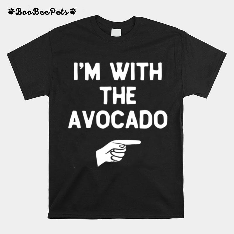 Im With The Avocado Costume Halloween Matching T-Shirt