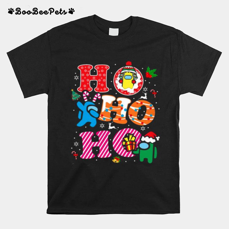Imposter Among Us Ho Ho Ho Merry Christmas T-Shirt
