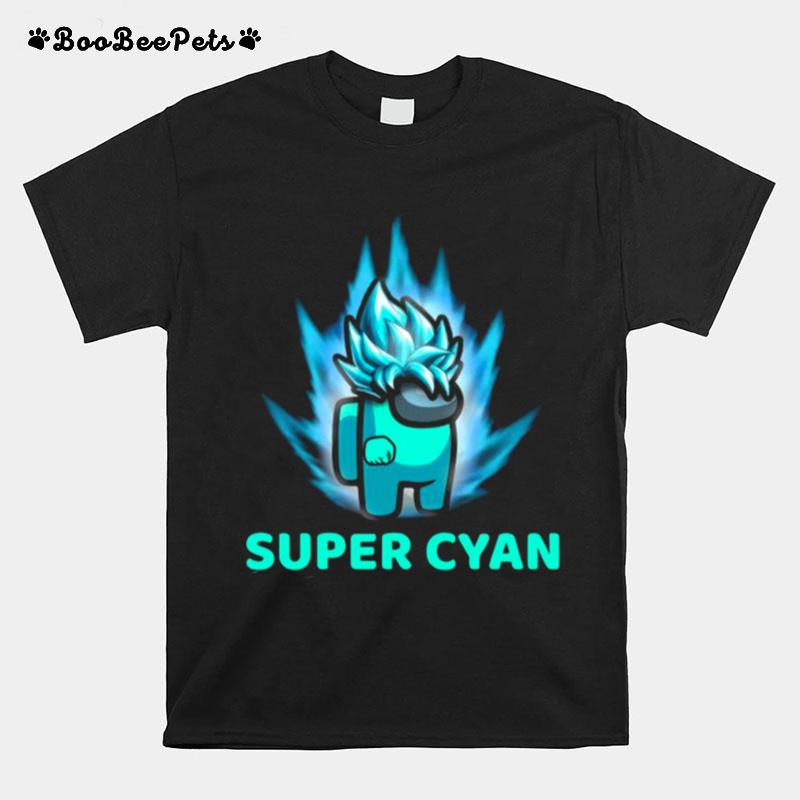 Imposter Among Us Super Cyan T-Shirt