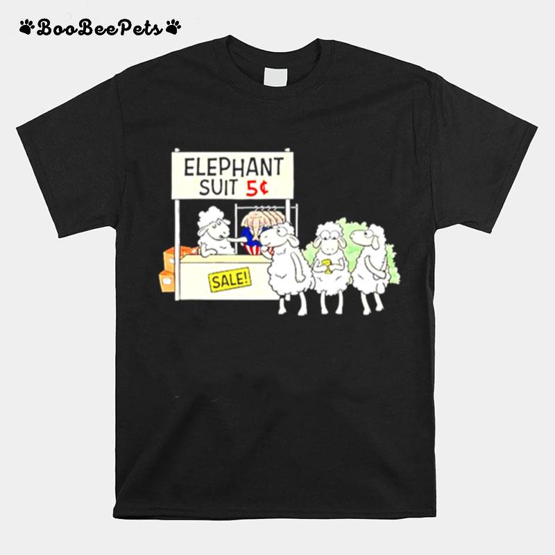 In Elephants Suit Sale T-Shirt