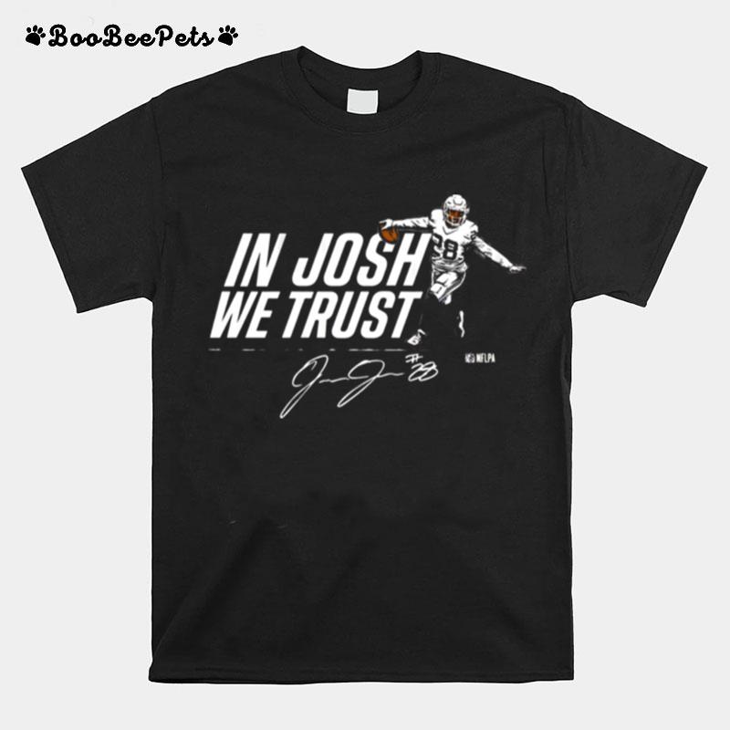 In Josh Jacobs We Trust Josh Jacobs Lv Team T-Shirt