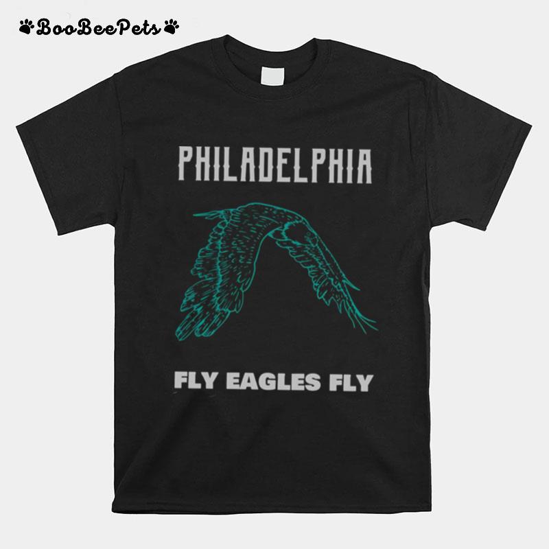 In The Sky Eagles Fly Philadelphia Football T-Shirt