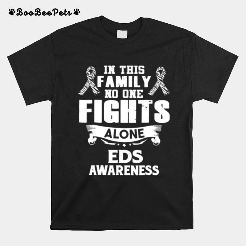 In This Family No One Fights Alone Eds Awareness T-Shirt