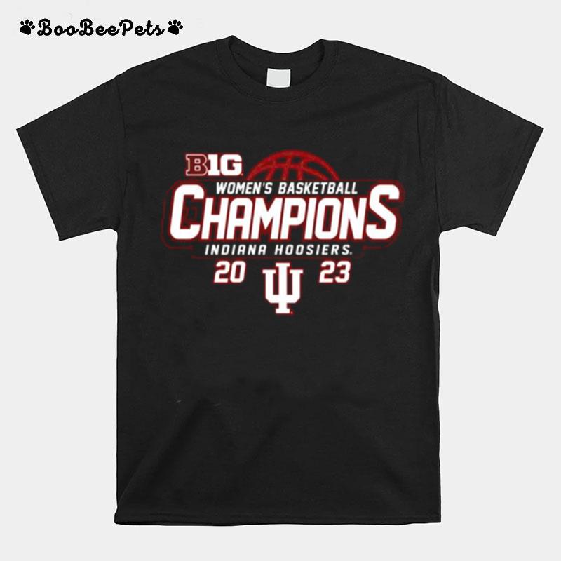 Indiana Hoosiers 2023 Big Womens Basketball Conference Champs Locker Room T-Shirt