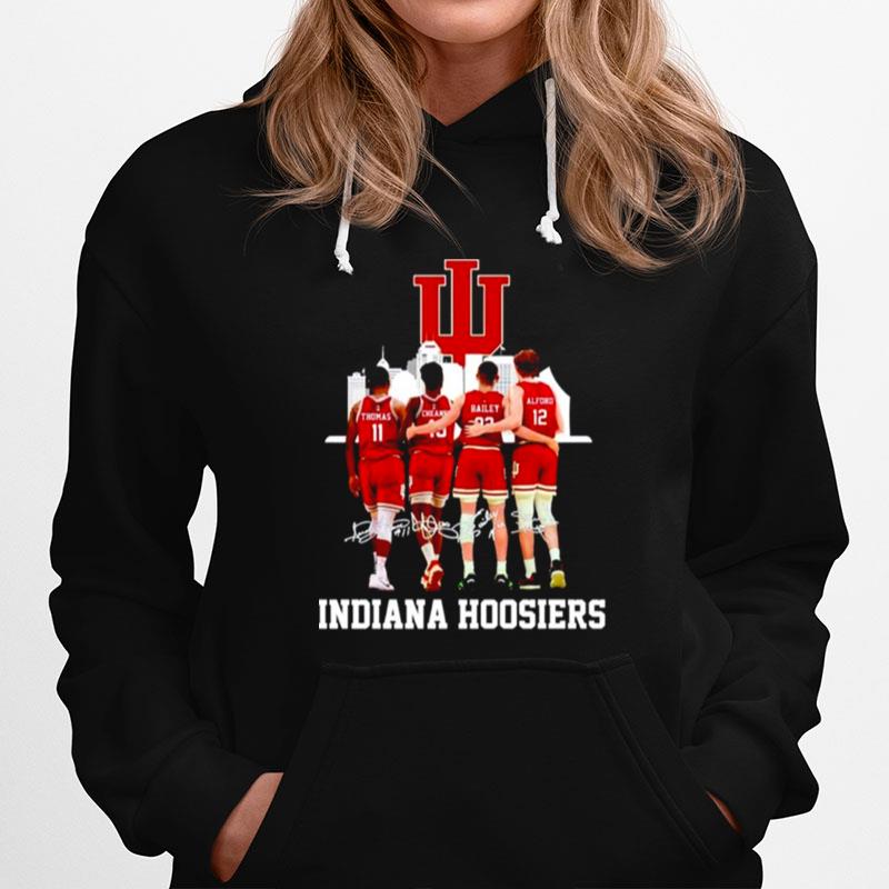 Indiana Hoosiers Thomas Cheaner Bailey And Alford Signature Hoodie