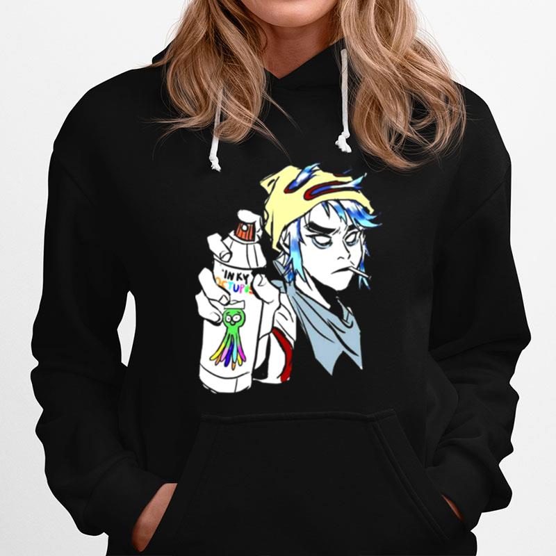 Inky Octupus Gorillaz Hoodie