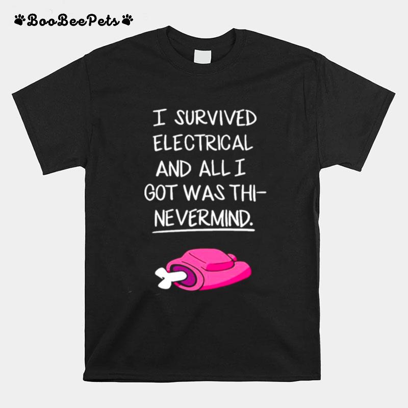 Innersloth Merch Among Us Not Quite Survived Electrical T-Shirt