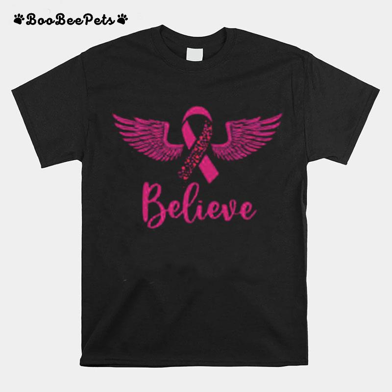 Intercept Cancer Fight Pink Ribbon T-Shirt