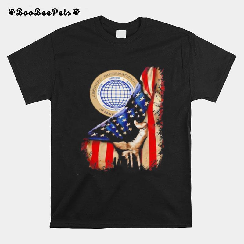 International Union Of North America American Flag Independence Day T-Shirt