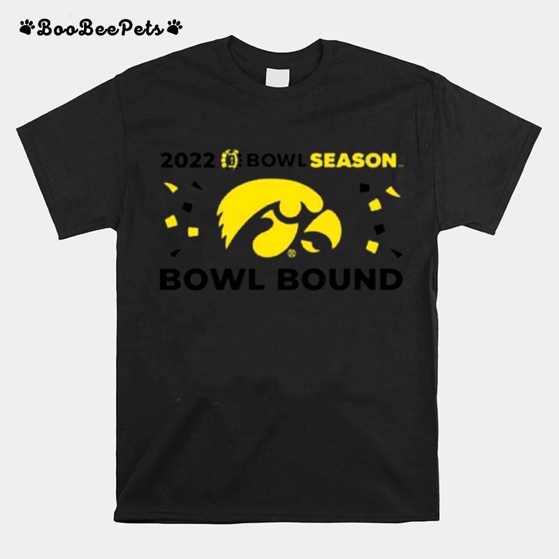 Iowa Hawkeyes 2022 Bowl Season Bowl Bound T-Shirt