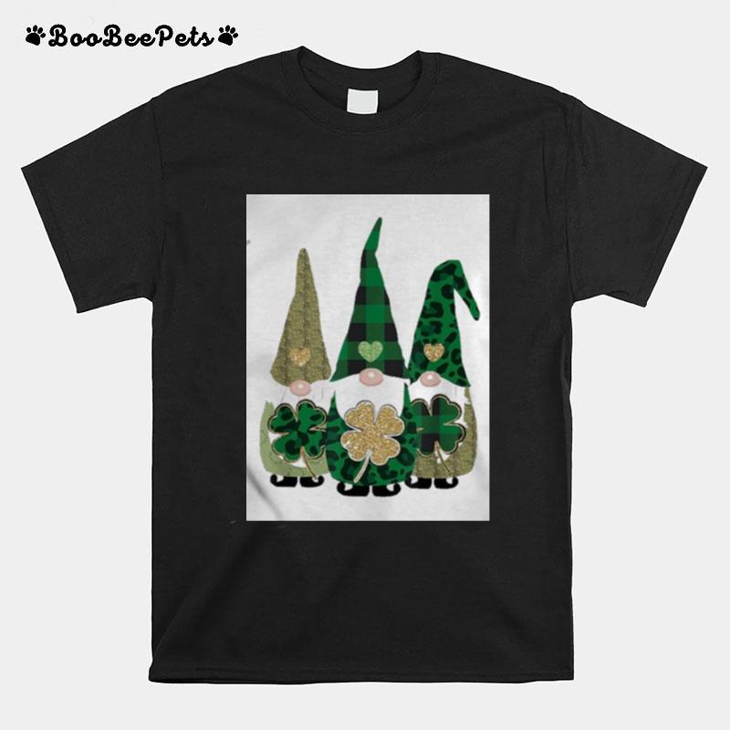 Irish Gnome St Patricks Day Shamrock T-Shirt