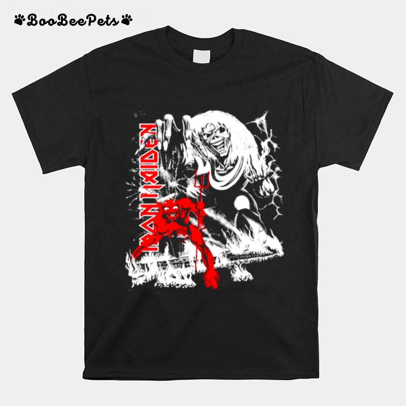 Iron Maiden %E2%80%98Number Of The Beast Jumbo Print T-Shirt