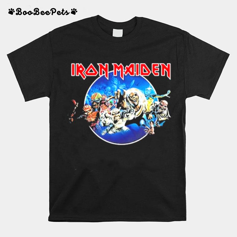 Iron Maiden %E2%80%98Wasted Years Circle T-Shirt