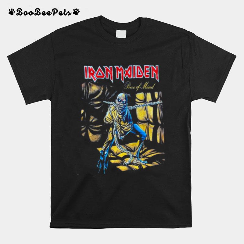 Iron Maiden Rock Band Retro Iron Maiden Live After Death T-Shirt
