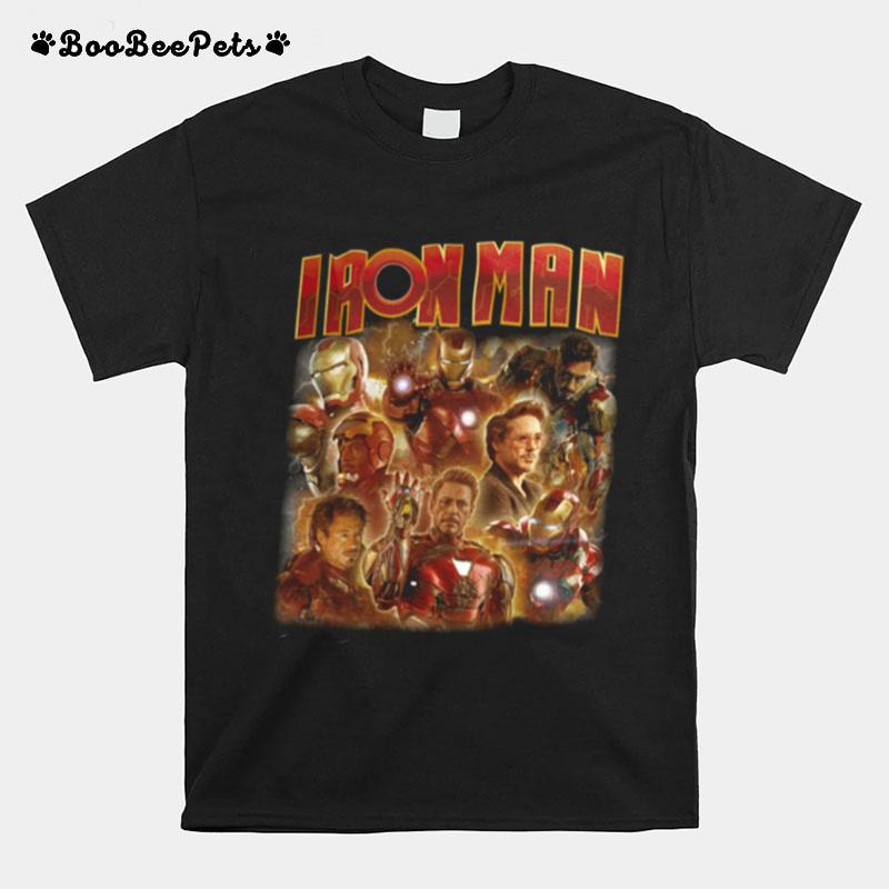 Iron Man Marvel Superhero Graphic T-Shirt