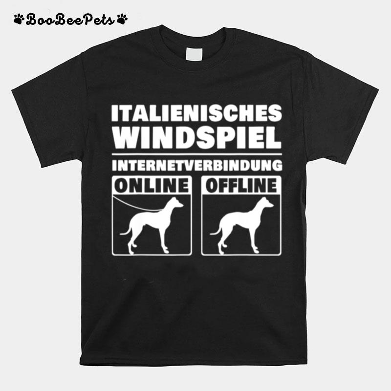 Italienisches Windspiel Online Italian Greyhound Windhund T-Shirt