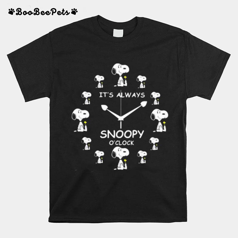 Its Always Snoopy Oclock T-Shirt