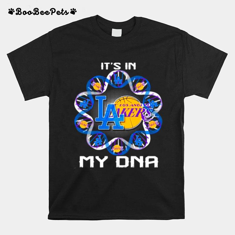 Its In My Dna Los Angeles Lakers Football T-Shirt