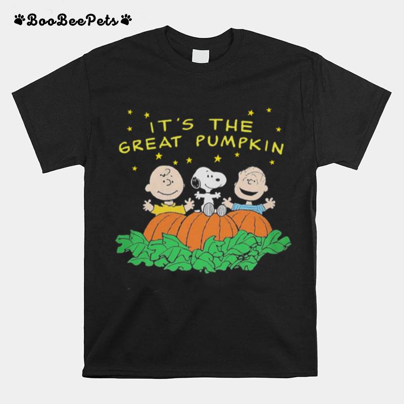 Its The Great Pumpkin Mens Black T-Shirt