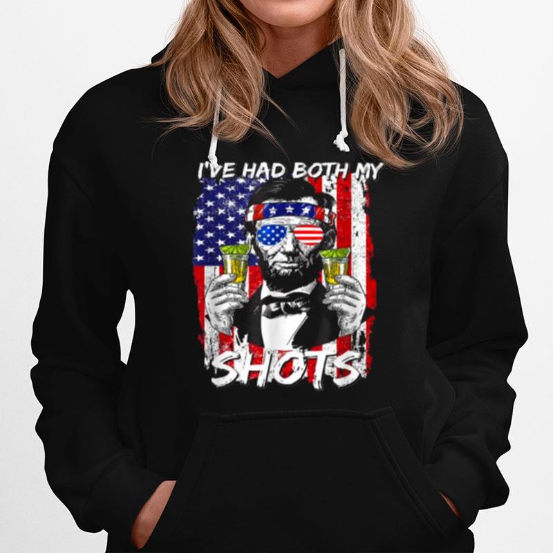 Ive Had Both My Shots Us Flag Tequila Vaccination Hoodie