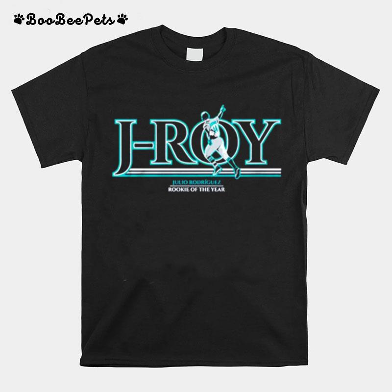 J Roy Julio Rodriguez Rookie Of The Year Seattle Mariners T-Shirt