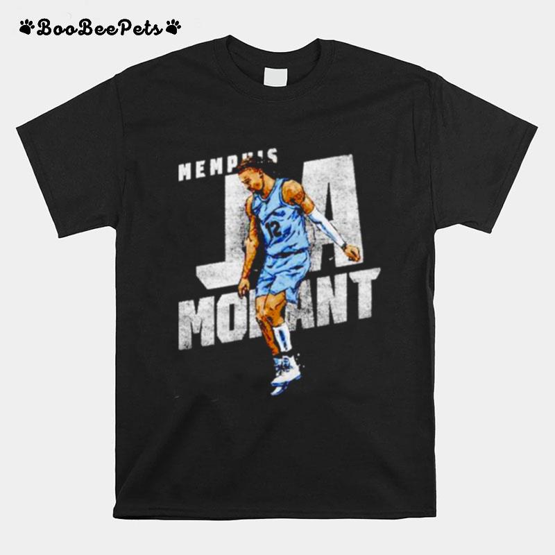 Ja Morant Memphis Grizzlies Jumping T-Shirt
