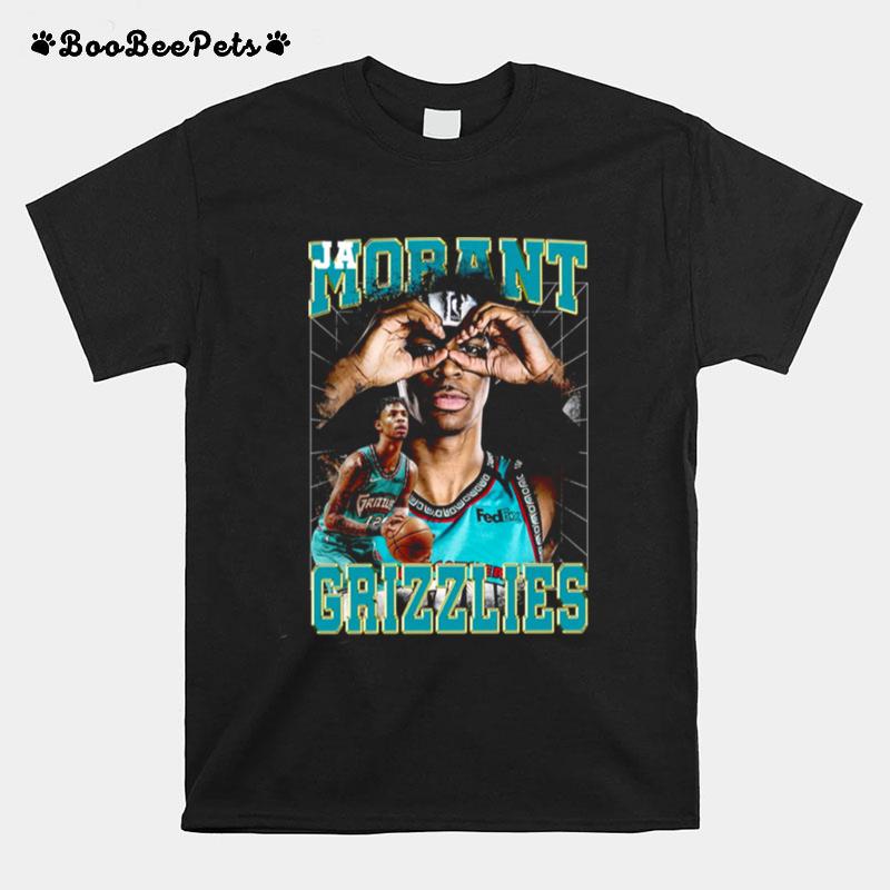 Ja Morant Vintage 90S Of Memphis Grizzlies Basketball Team T-Shirt