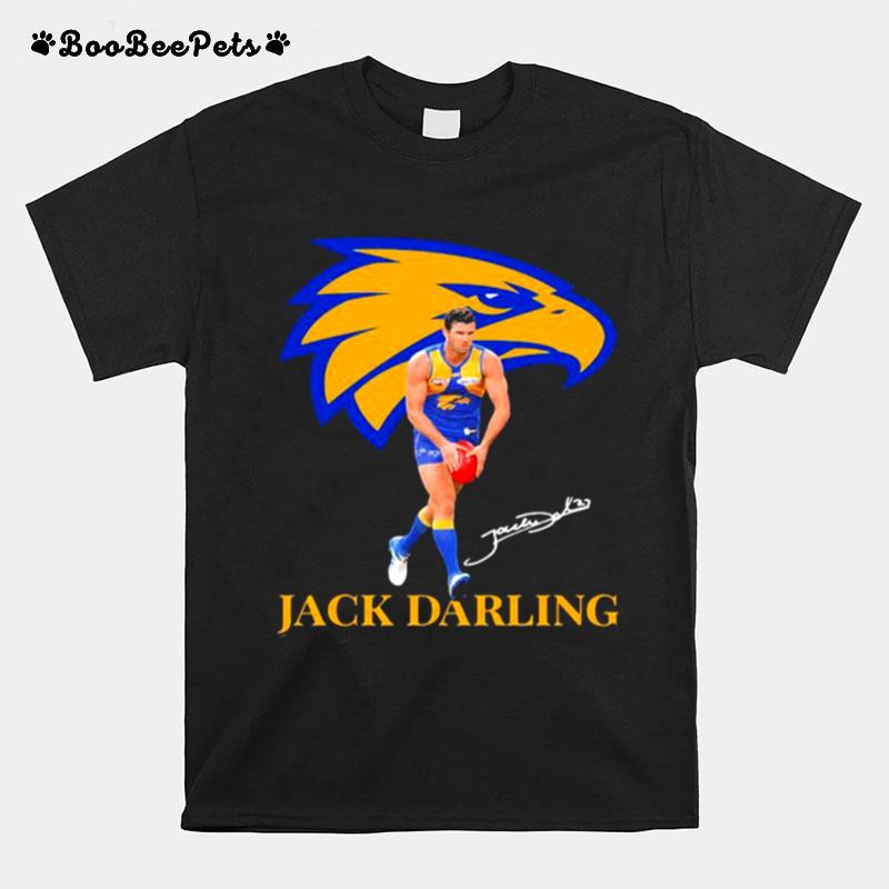 Jack Darling Player Of Team Philadelphia Eagles Football Signature T-Shirt