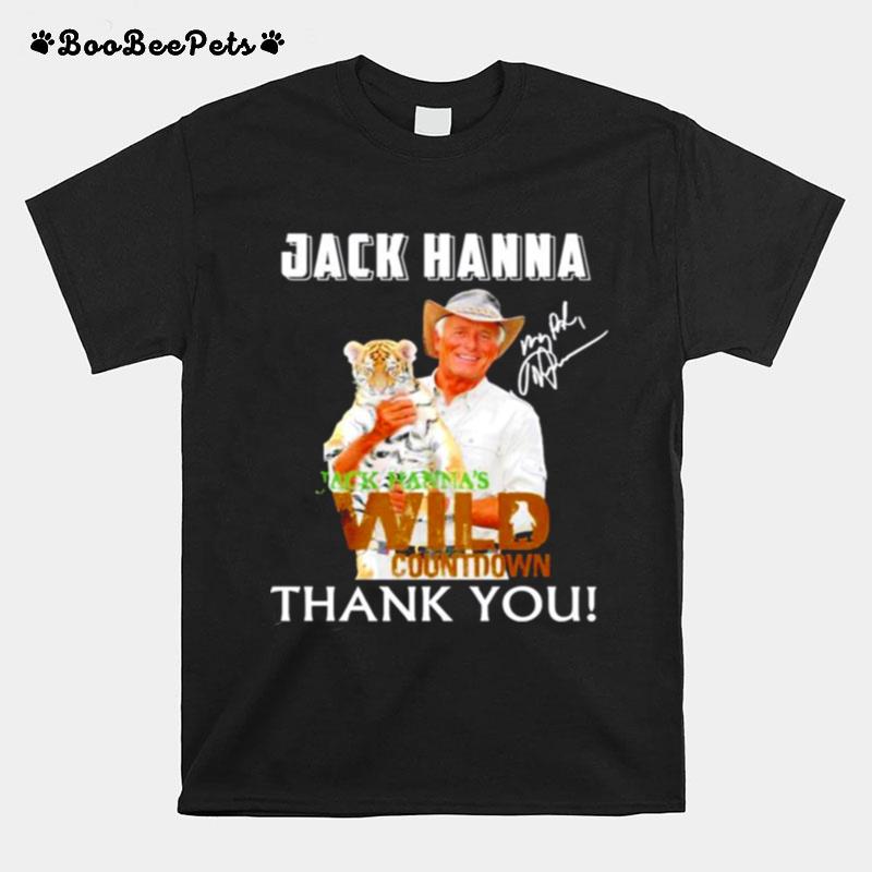 Jack Hanna Wild Countdown Thank You Signature T-Shirt