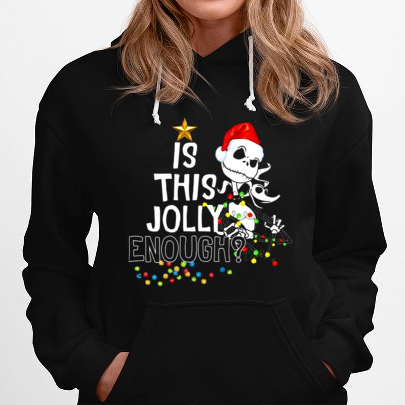 Jack Is This Jolly Enough Merry Christmas Halloween Hoodie